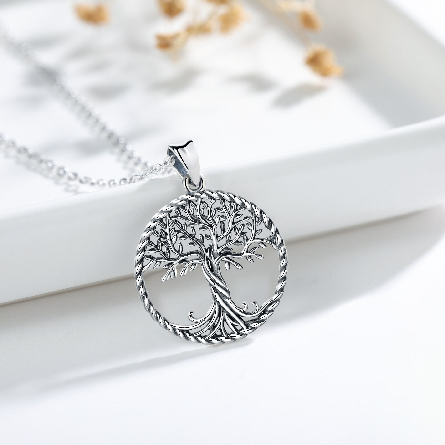 pendentif arbre de vie vintage